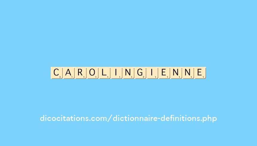 carolingienne carolingienne