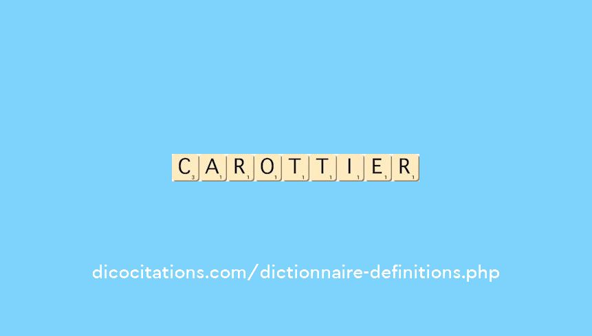 carottier carottier