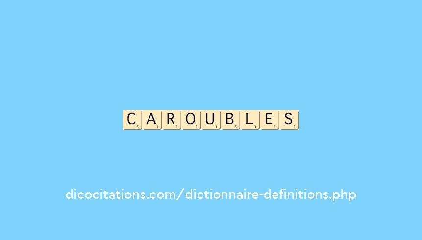 caroubles caroubles