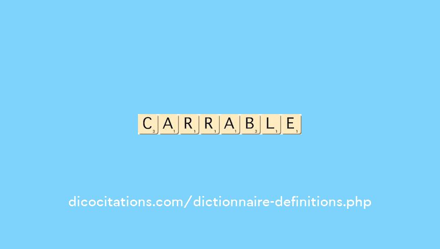 carrable