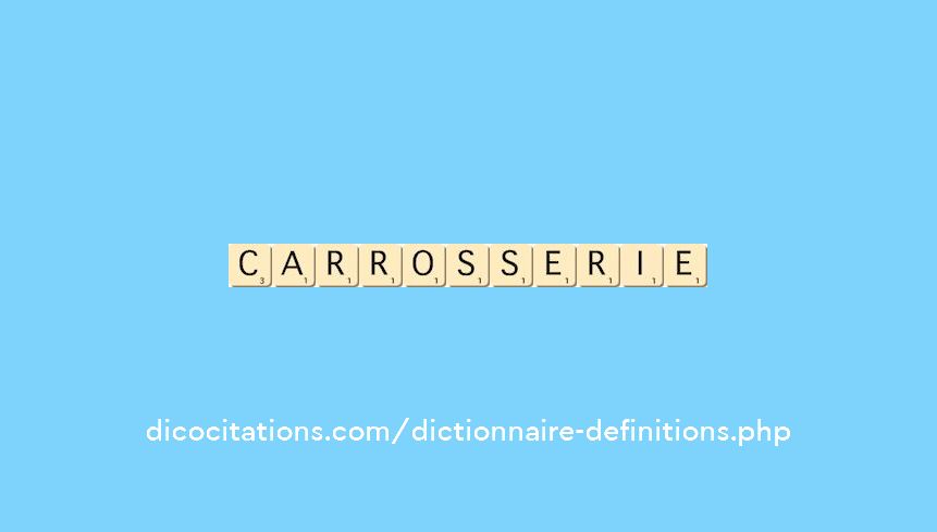 carrosserie carrosserie