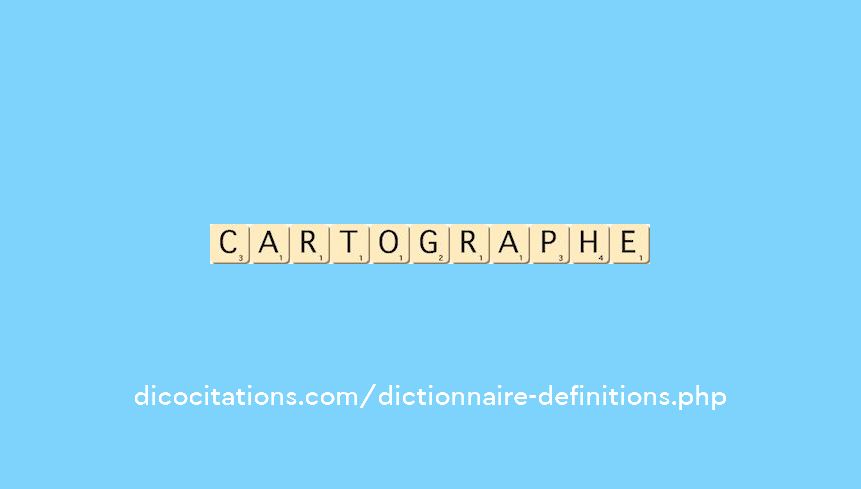cartographe cartographe