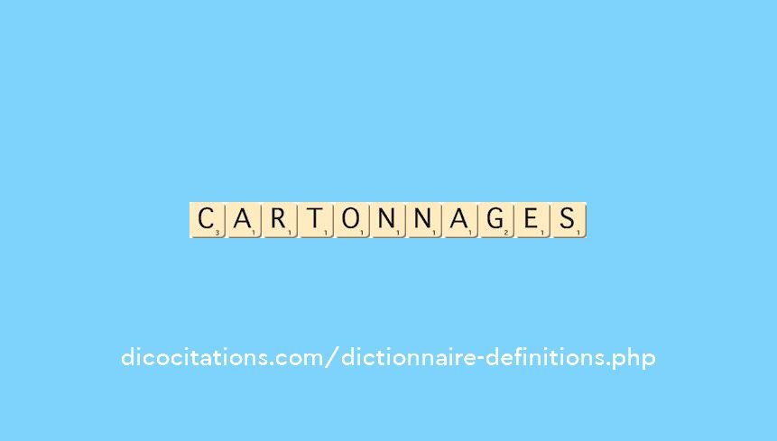 cartonnages