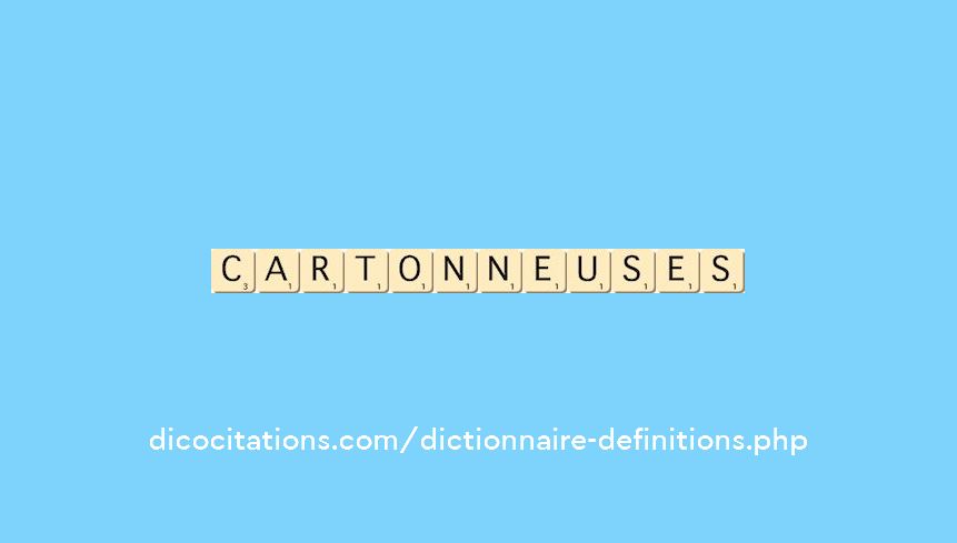 cartonneuses cartonneuses