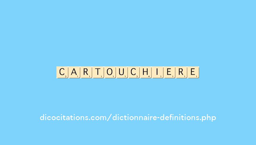 cartouchiere cartouchiere
