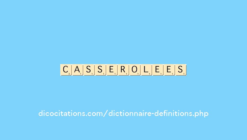 casserolees casserolees