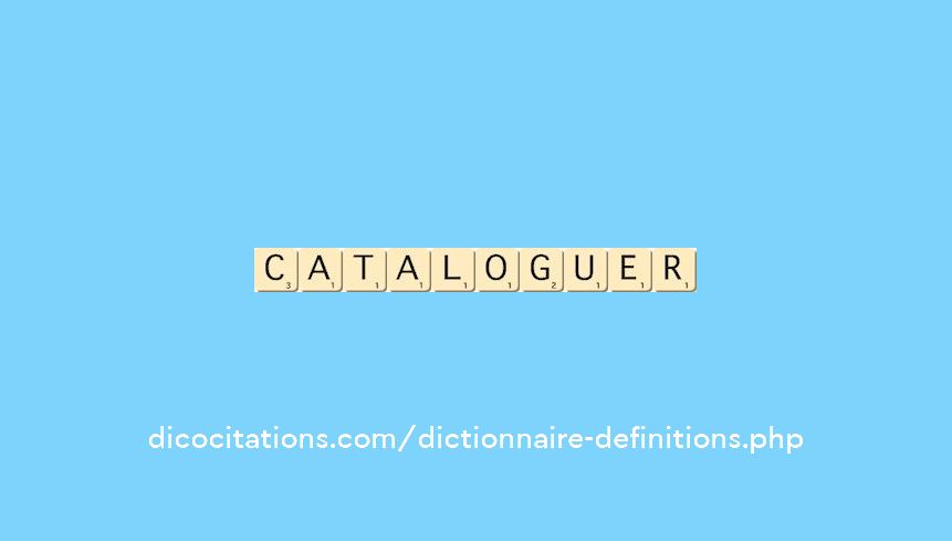 cataloguer cataloguer