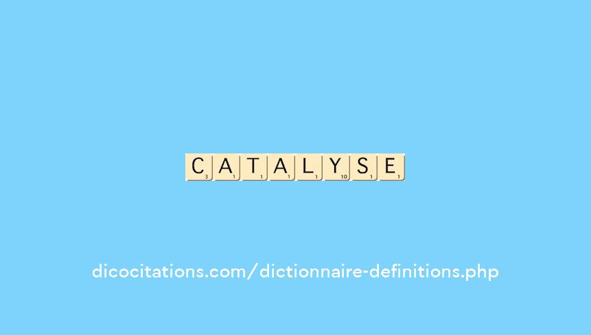 catalyse catalyse