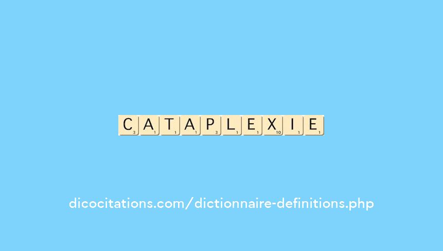 cataplexie cataplexie