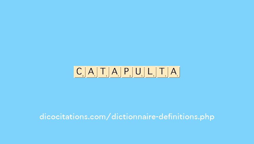 catapulta catapulta