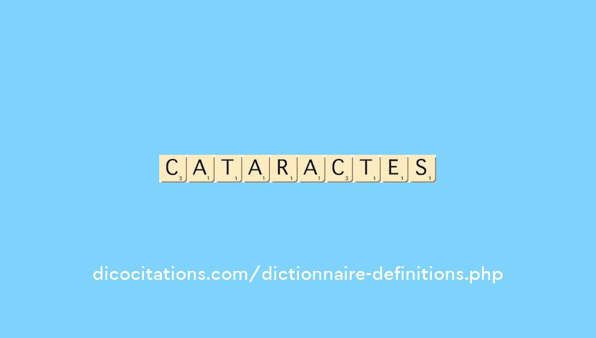 cataractes cataractes
