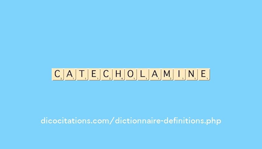 catecholamine catecholamine