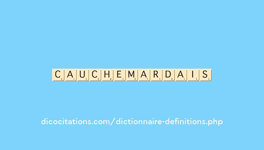 cauchemardais cauchemardais