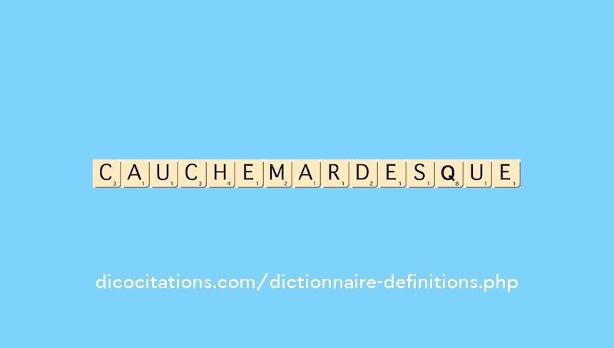 cauchemardesque cauchemardesque