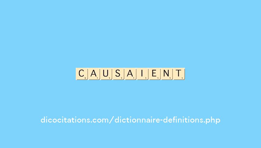 causaient causaient