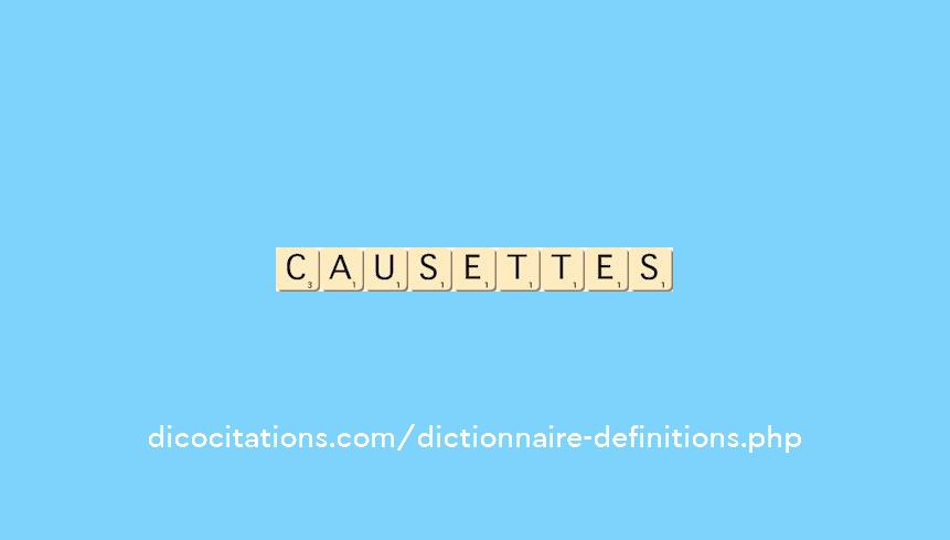 causettes causettes