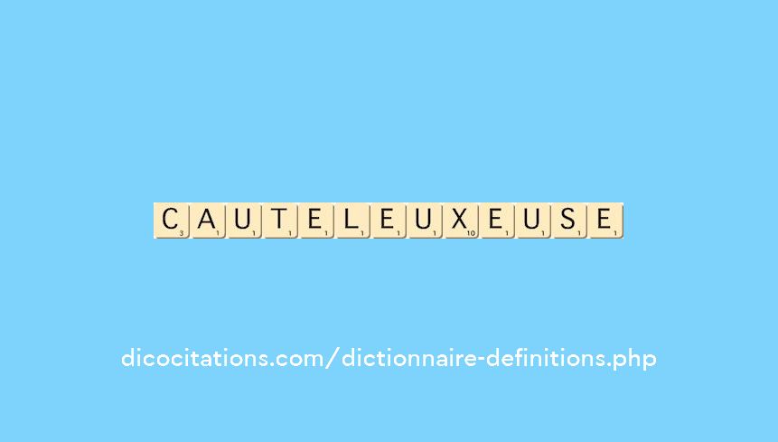 cauteleux--euse