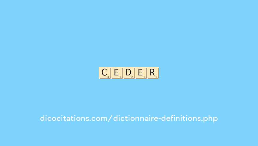 ceder