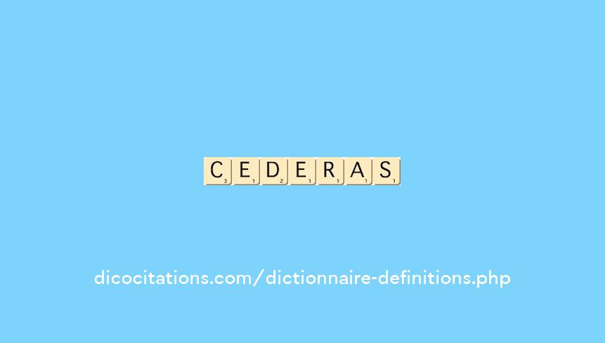 cederas cederas