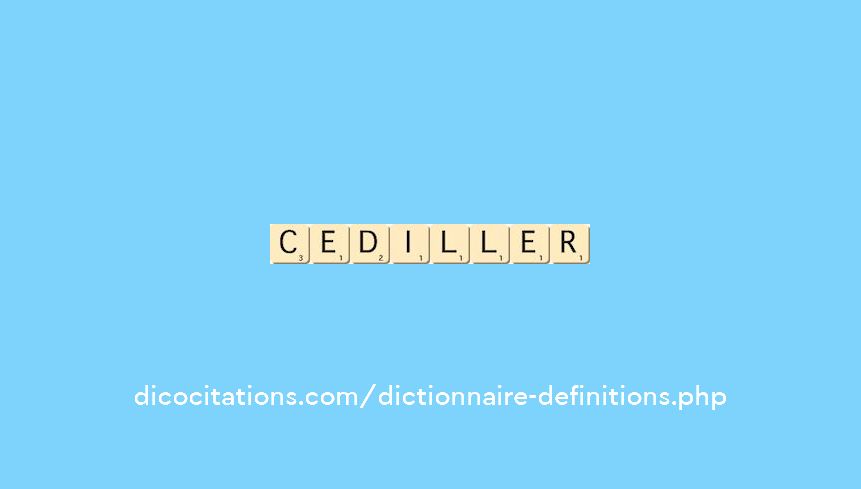 cediller
