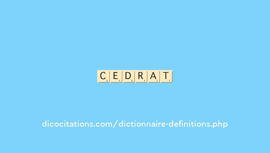 cedrat cedrat
