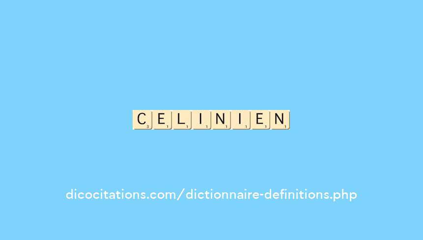 celinien celinien