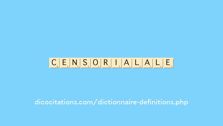 censorial--ale