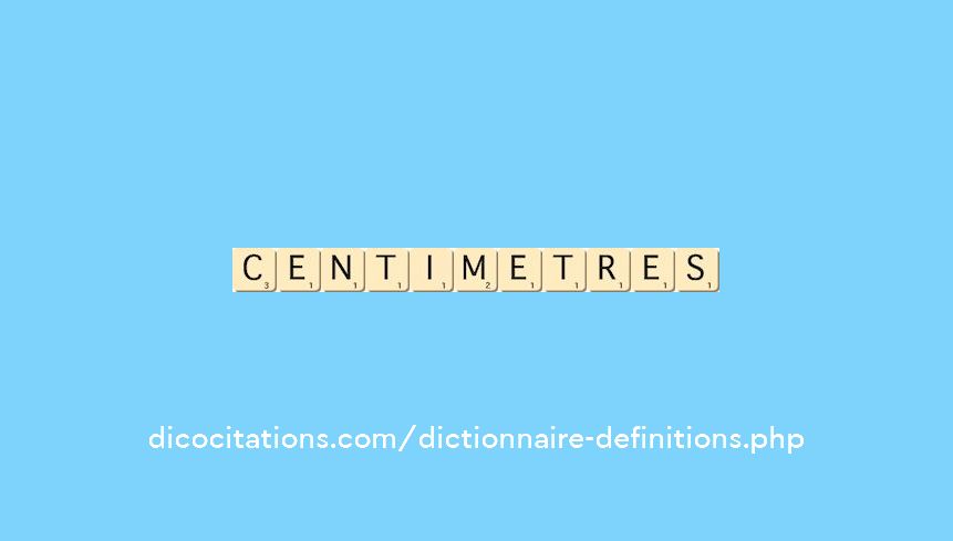centimetres centimetres