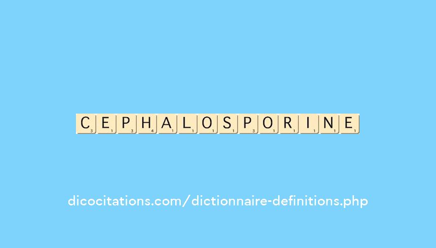 cephalosporine cephalosporine