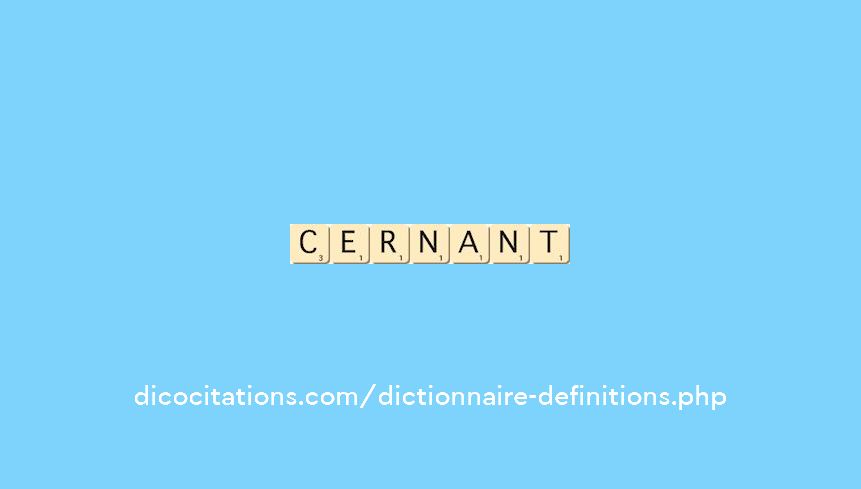 cernant cernant