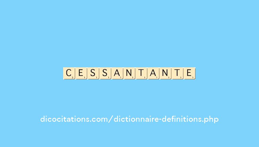 cessant--ante
