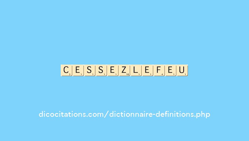 cessez-le-feu
