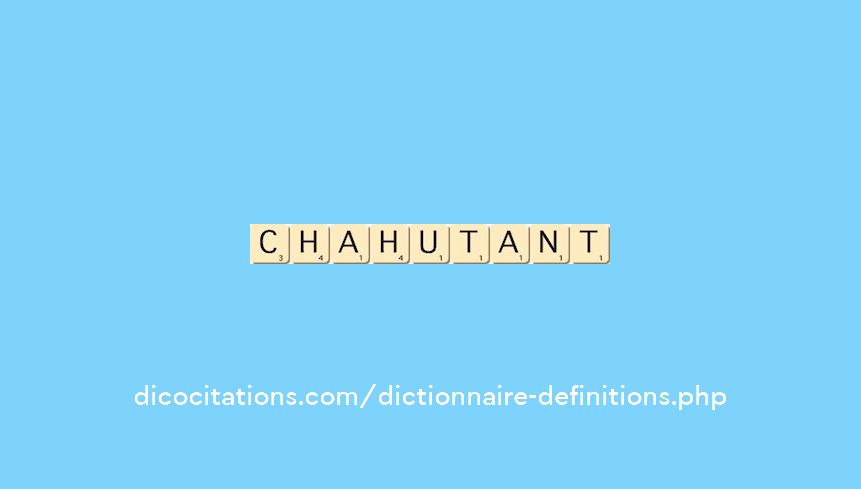 chahutant chahutant