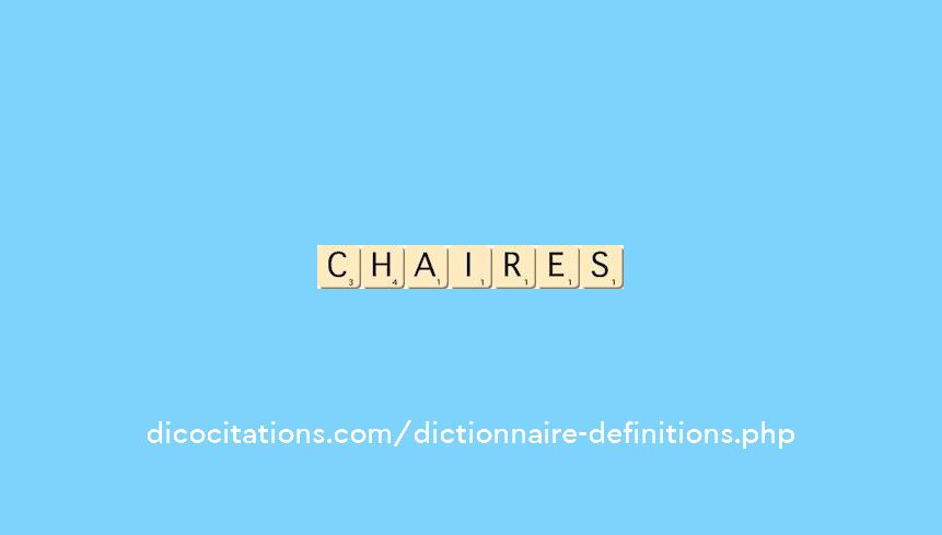 chaires chaires