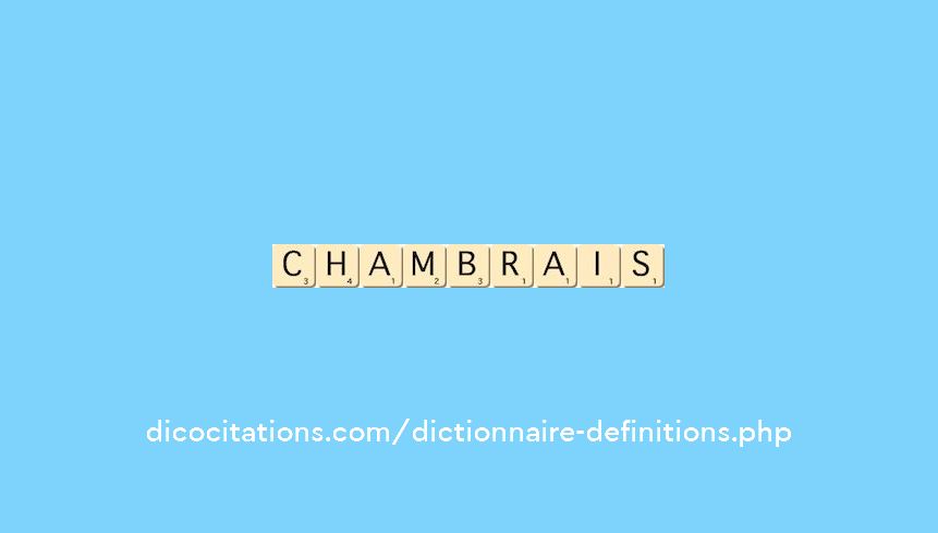 chambrais chambrais