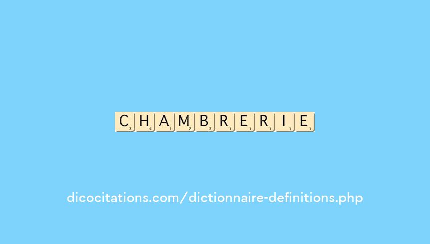 chambrerie