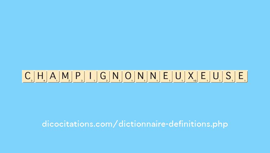 champignonneux--euse