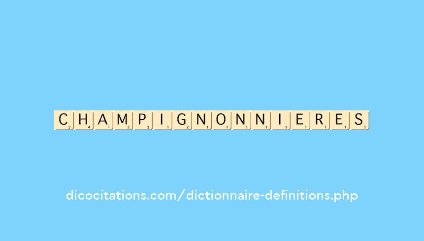 champignonnieres champignonnieres