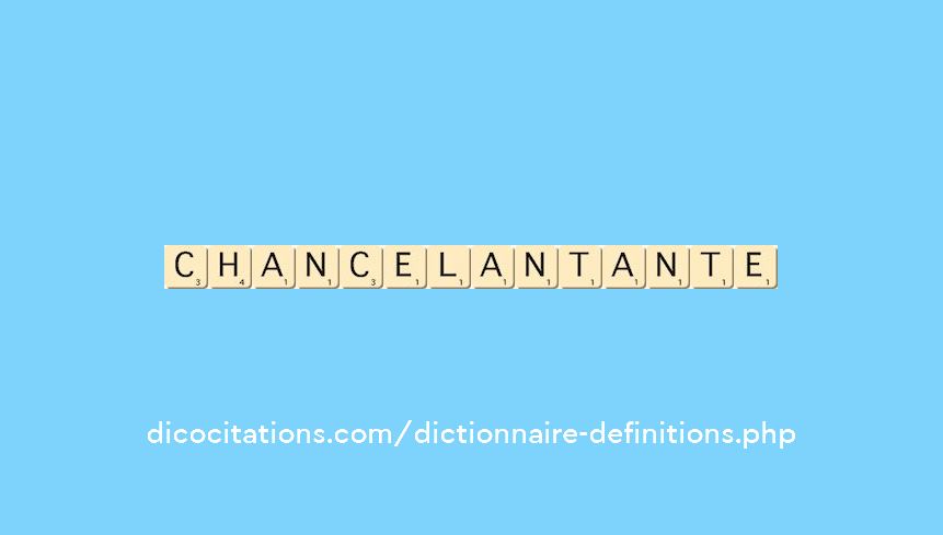 chancelant--ante