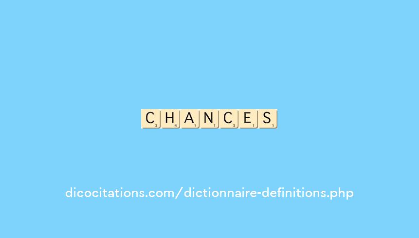 chances chances