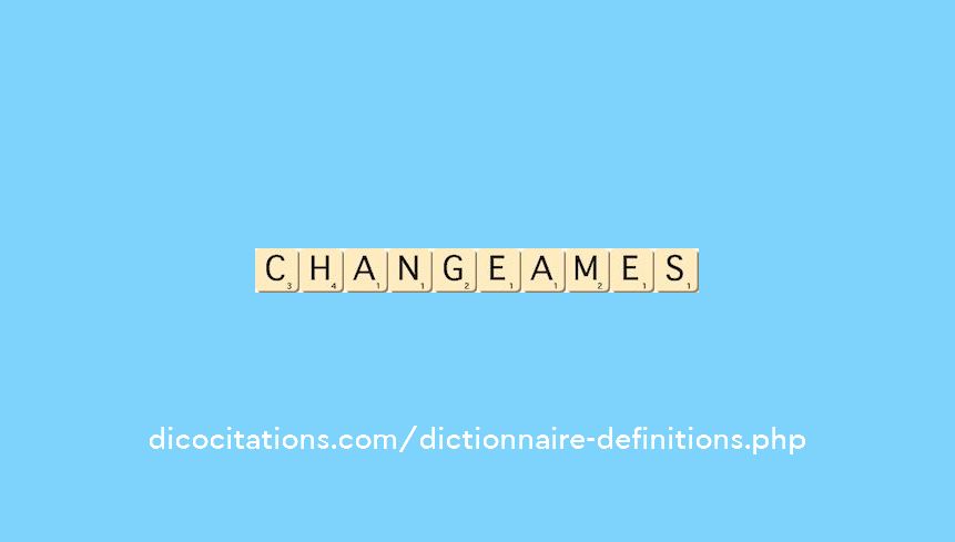 changeames changeames