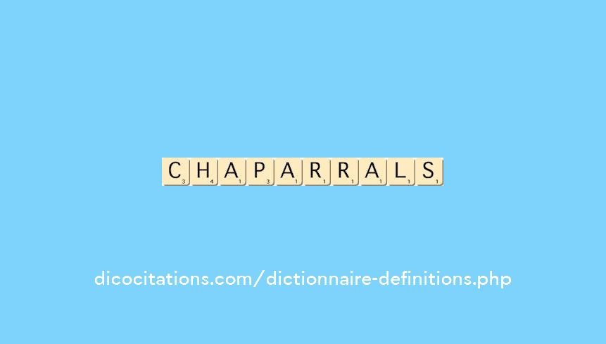 chaparrals chaparrals