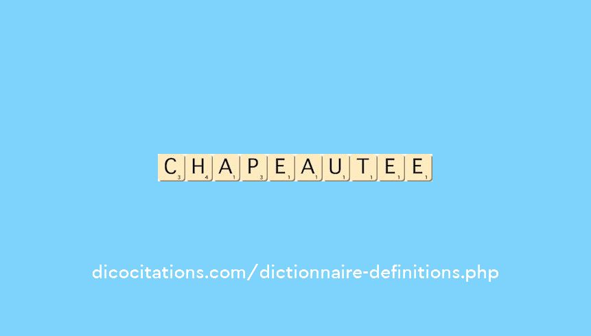 chapeautee chapeautee
