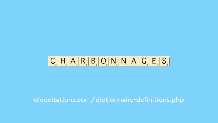 charbonnages charbonnages