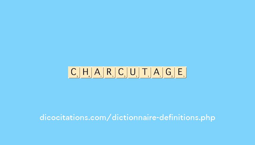 charcutage charcutage