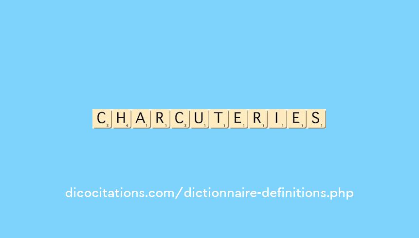 charcuteries charcuteries