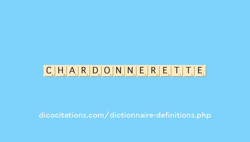 chardonnerette