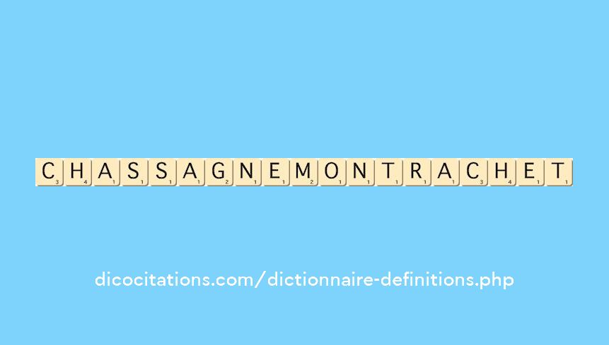 chassagne-montrachet
