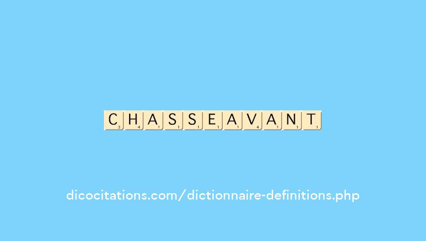 chasse-avant