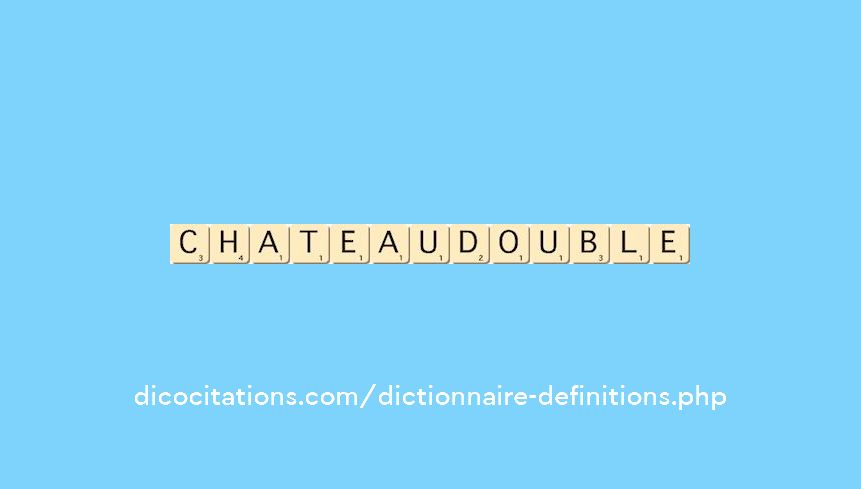 chateaudouble chateaudouble